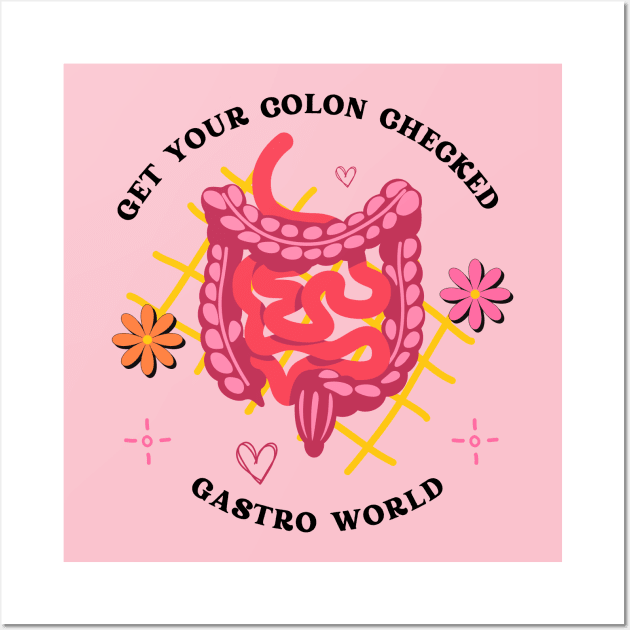 GI RN | Colon Cancer Awareness | Endoscopy Nurse Wall Art by Notsoravyn